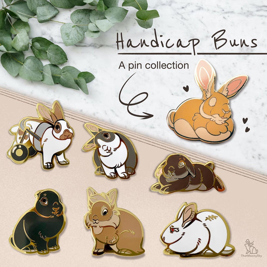 Handicap Buns - Enamel Pins