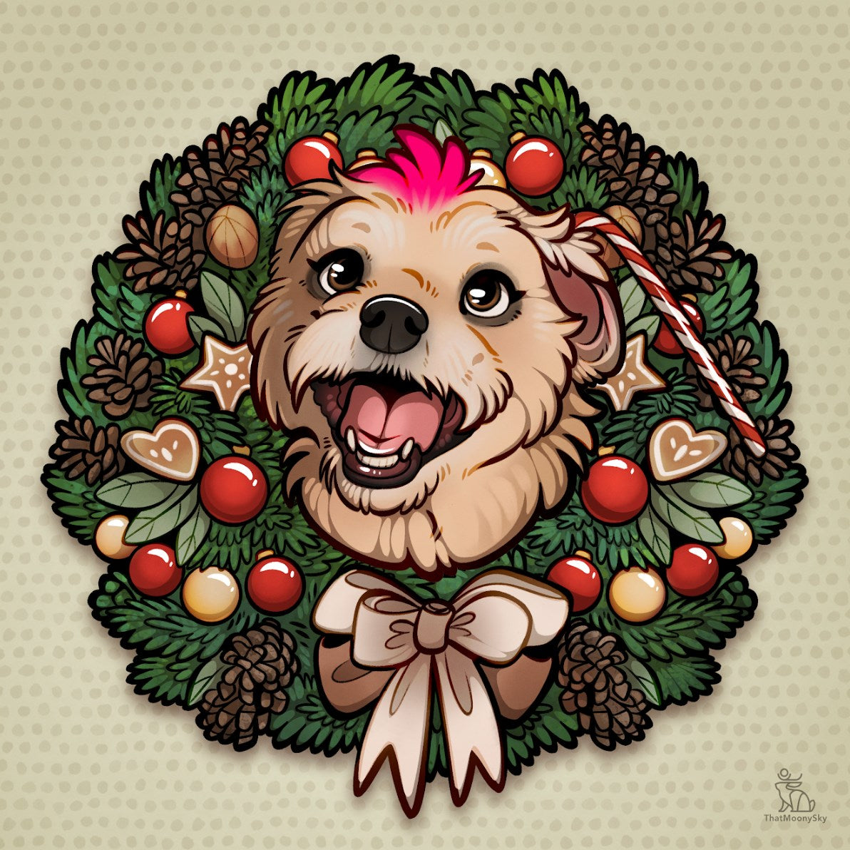 Your Pet Here - Christmas Wreath