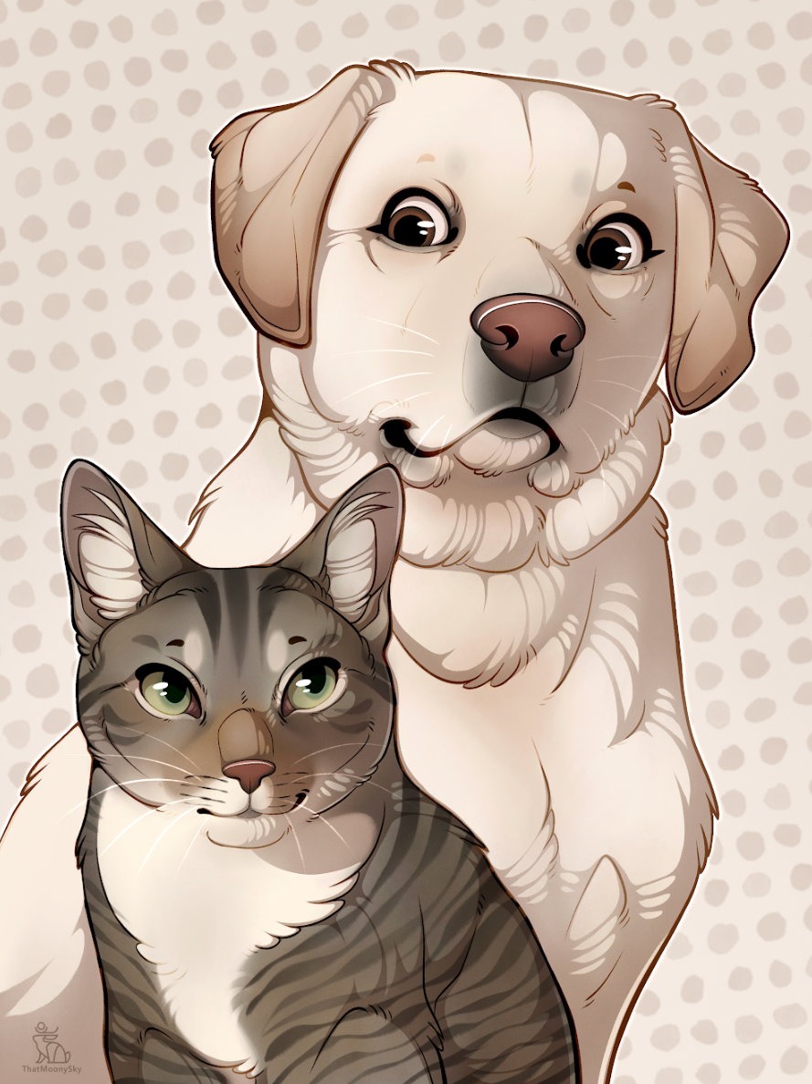 Cartoon Pet Portrait